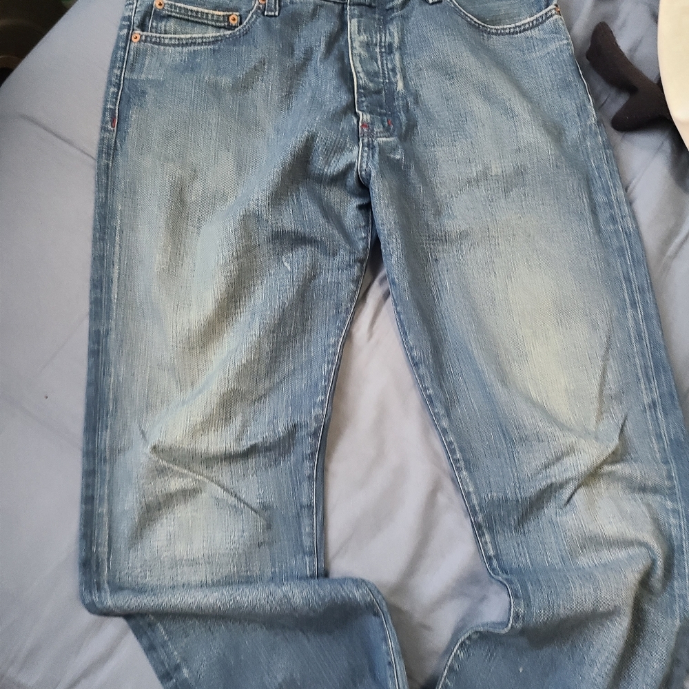 Vintage quiksilver rare button fly jeans